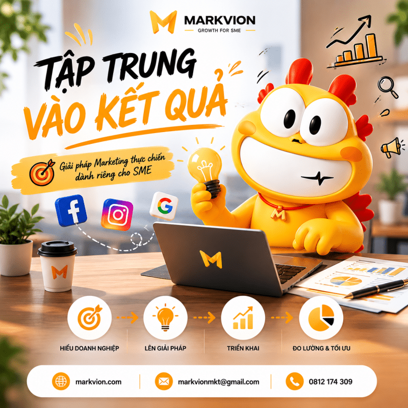 Markvion tập trung marketing cho ra kết quả